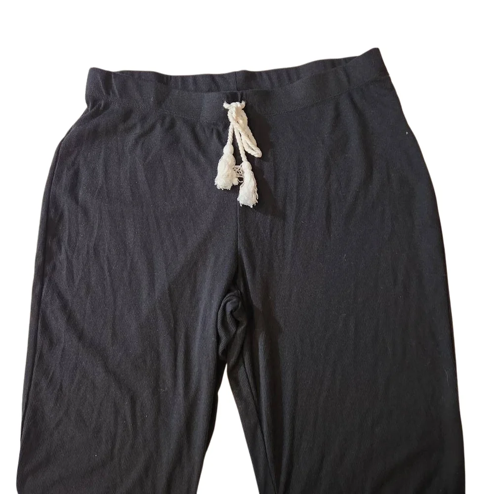 Women's Kikit Black Knit Lounge‎ Pants Size XL